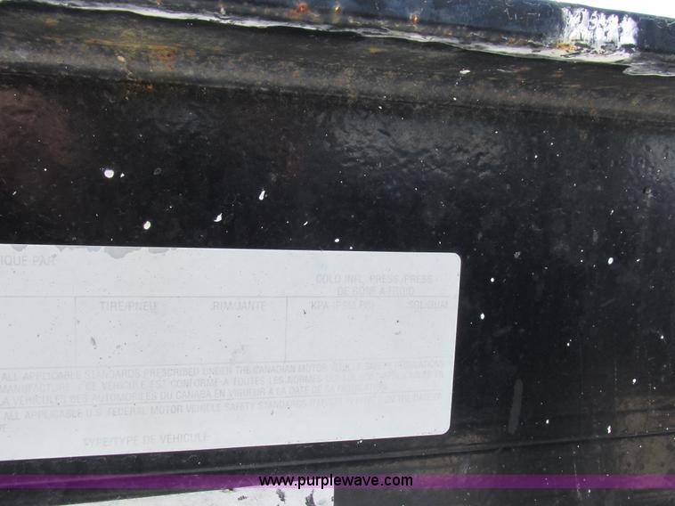 image for item Z9619 2006 Behnke Enterprises ag equipment trailer