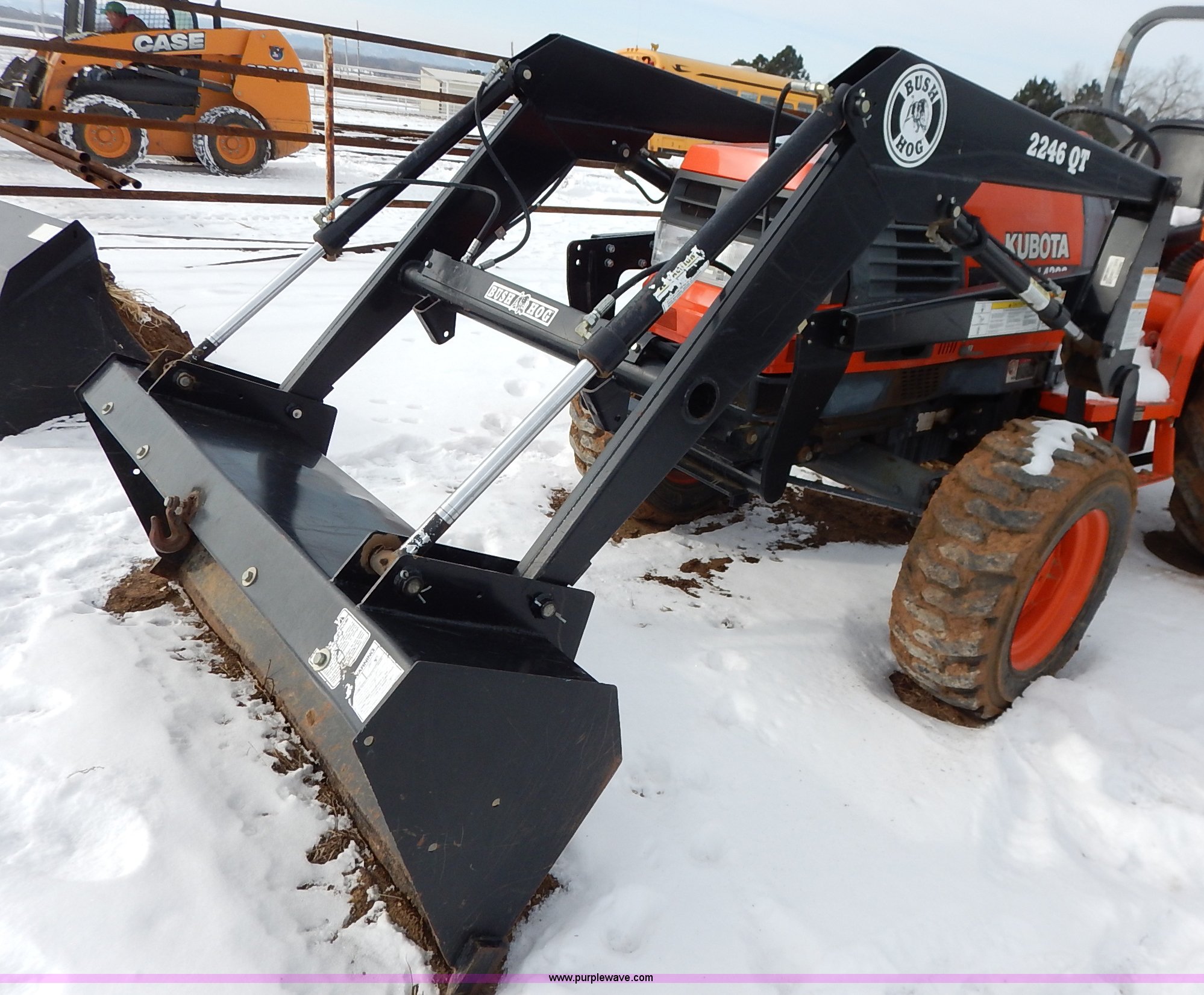 Bush Hog 2246QT loader in Manhattan, KS Item I5107 sold Purple Wave