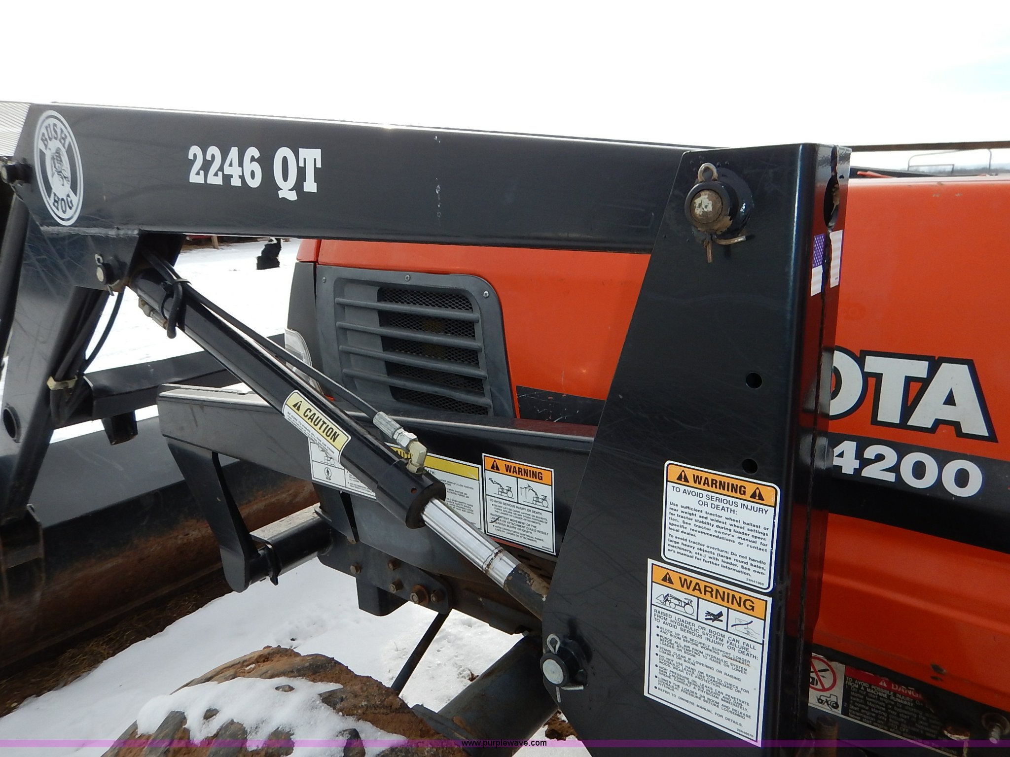 Bush Hog 2246QT loader in Manhattan, KS Item I5107 sold Purple Wave