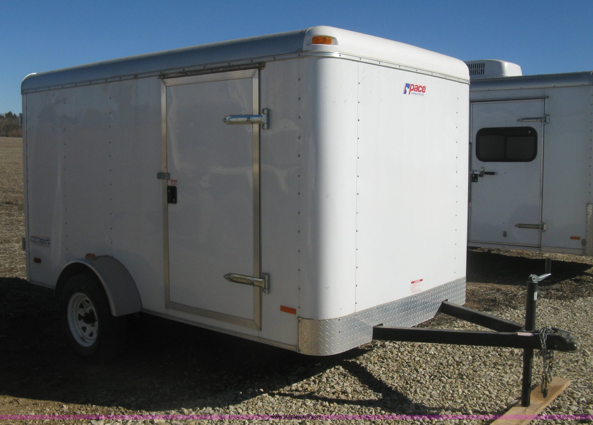 2010 Pace work/sport cargo trailer in Lyons, KS Item K2796 sold Purple Wave