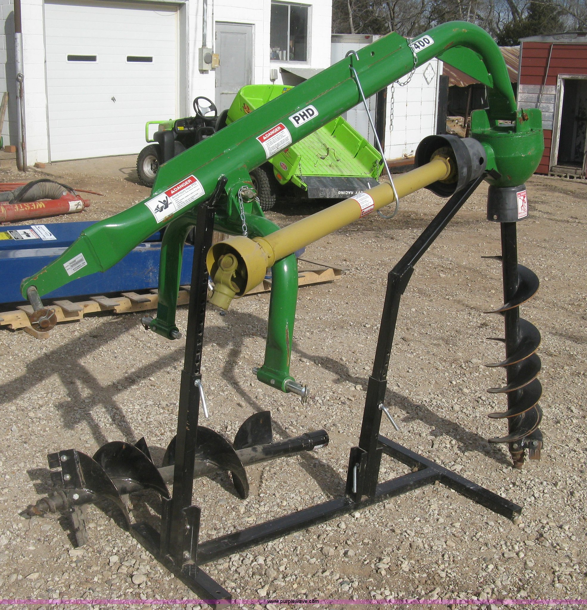 Rotomec PHD400 post hole auger in Lyons, KS Item K2833 sold Purple Wave