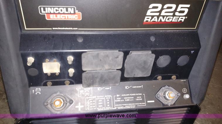 image for item BR9457 Lincoln Ranger 225 welder/generator