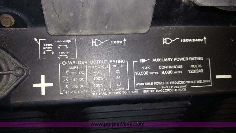 image for item BR9457 Lincoln Ranger 225 welder/generator