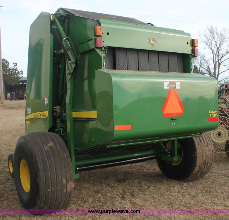 image for item F3466 2012 John Deere 568 round baler