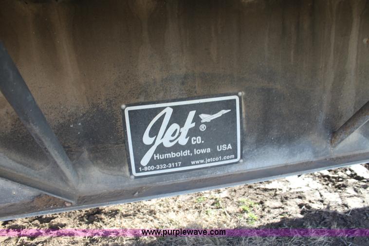 image for item F3474 2002 Jet drop deck flatbed equipment trailer