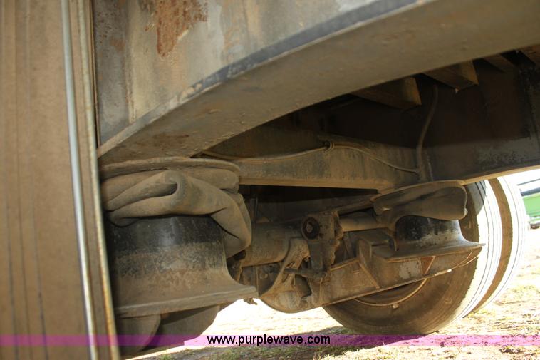 image for item F3474 2002 Jet drop deck flatbed equipment trailer