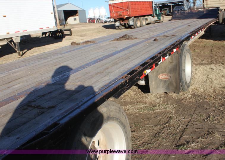 image for item F3474 2002 Jet drop deck flatbed equipment trailer