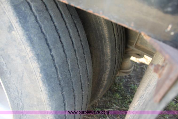 image for item F3474 2002 Jet drop deck flatbed equipment trailer