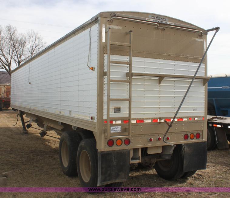image for item F3476 1997 Timpte double hopper grain trailer
