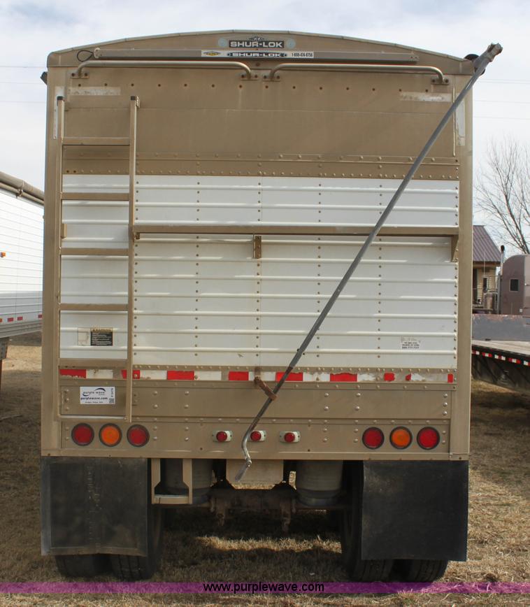 image for item F3476 1997 Timpte double hopper grain trailer