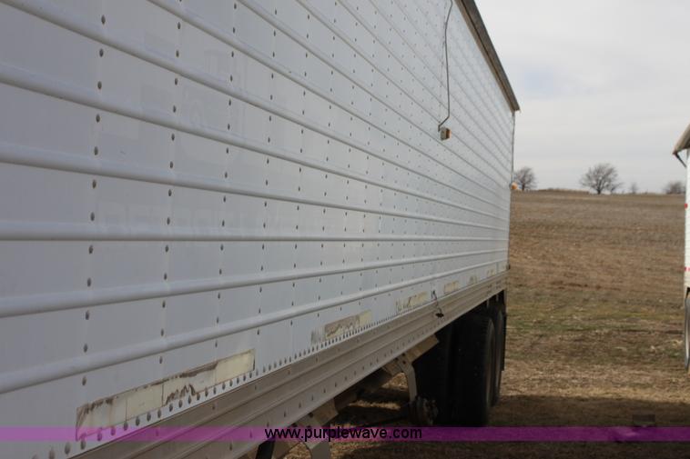 image for item F3476 1997 Timpte double hopper grain trailer