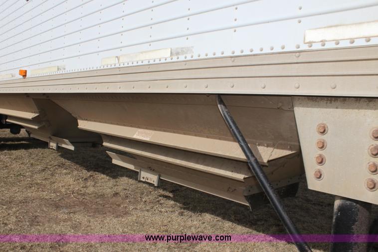 image for item F3476 1997 Timpte double hopper grain trailer