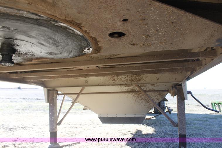 image for item F3477 2002 Timpte double hopper grain trailer