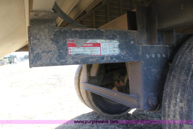 image for item F3477 2002 Timpte double hopper grain trailer