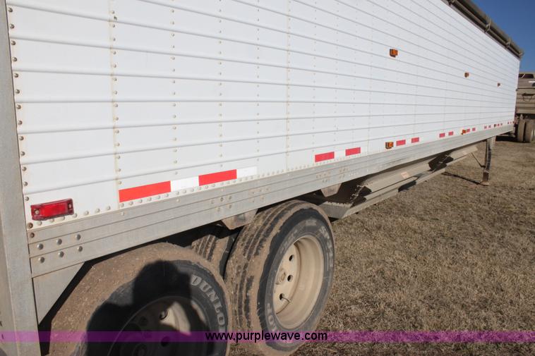 image for item F3477 2002 Timpte double hopper grain trailer
