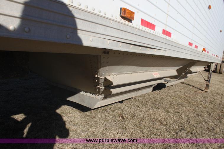 image for item F3477 2002 Timpte double hopper grain trailer