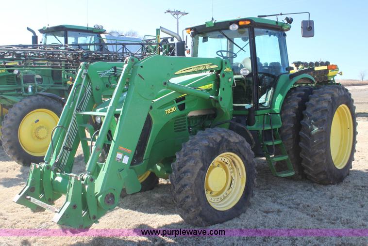image for item F3484 2008 John Deere 7830 MFWD tractor