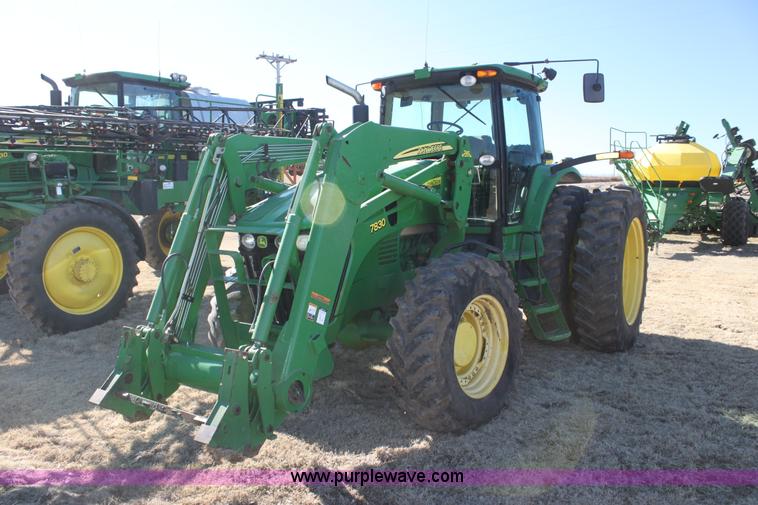 image for item F3484 2008 John Deere 7830 MFWD tractor