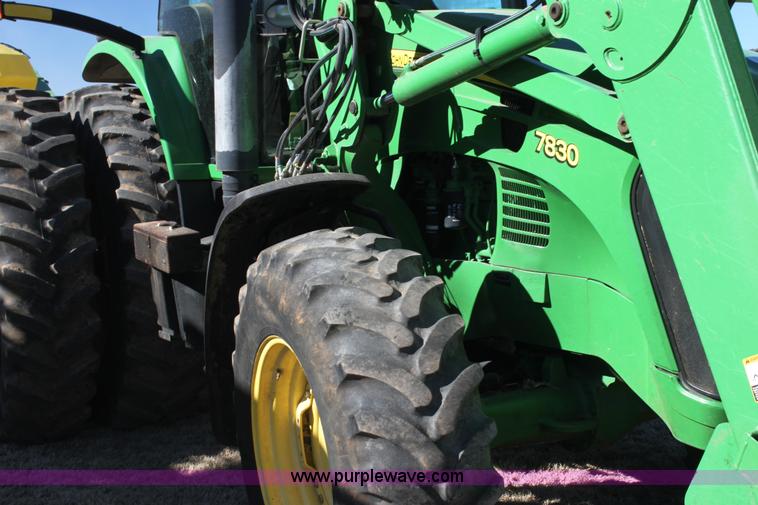image for item F3484 2008 John Deere 7830 MFWD tractor