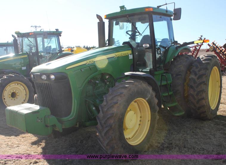 image for item F3485 2002 John Deere 8420 MFWD tractor