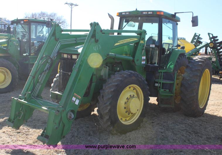 image for item F3487 1997 John Deere 8400 MFWD tractor