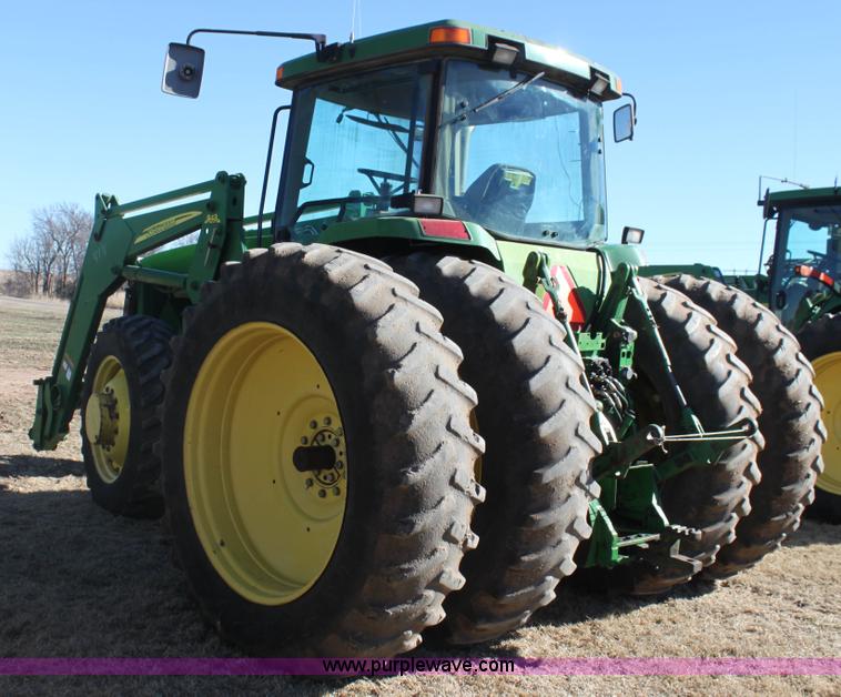 image for item F3487 1997 John Deere 8400 MFWD tractor