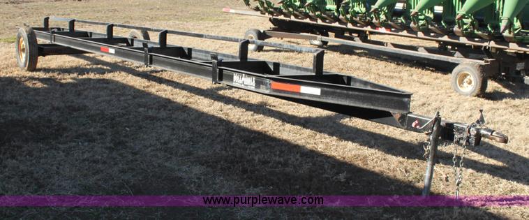 image for item F3490 2003 Bullmobile SLR 30' header trailer