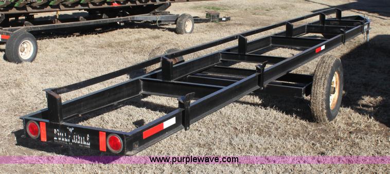 image for item F3490 2003 Bullmobile SLR 30' header trailer