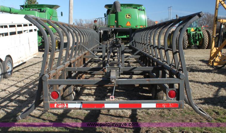image for item F3494 2007 Pride of the Prairie dual inline bale trailer