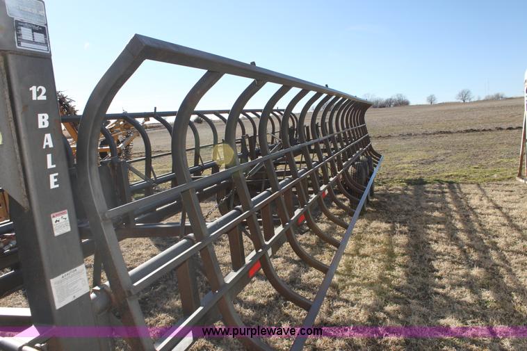 image for item F3494 2007 Pride of the Prairie dual inline bale trailer