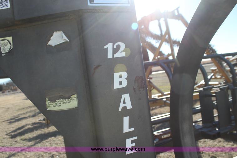 image for item F3494 2007 Pride of the Prairie dual inline bale trailer