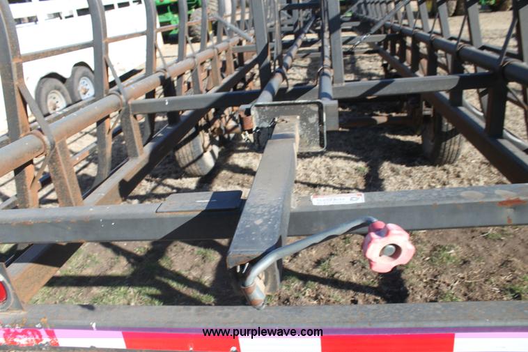 image for item F3494 2007 Pride of the Prairie dual inline bale trailer