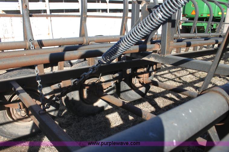 image for item F3494 2007 Pride of the Prairie dual inline bale trailer