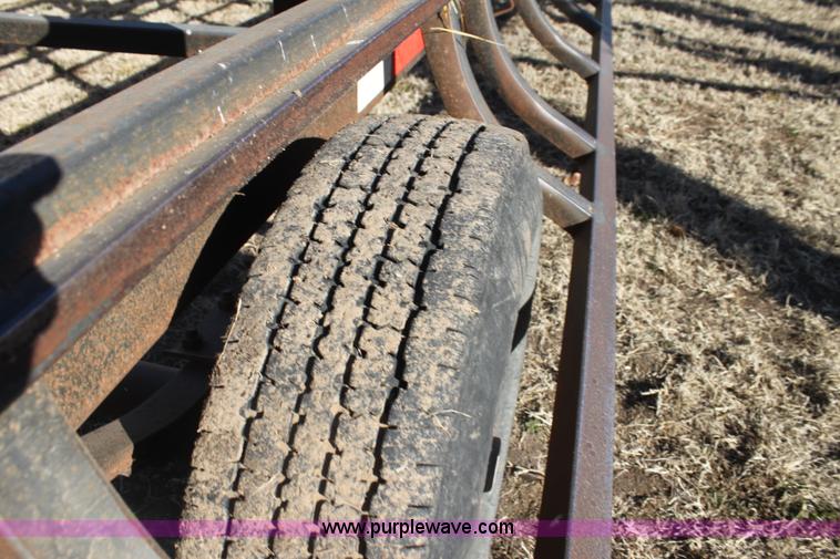 image for item F3494 2007 Pride of the Prairie dual inline bale trailer