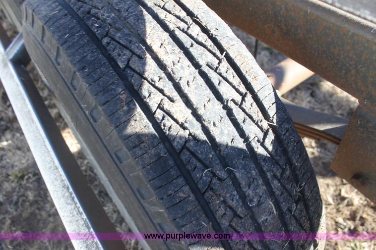 image for item F3494 2007 Pride of the Prairie dual inline bale trailer