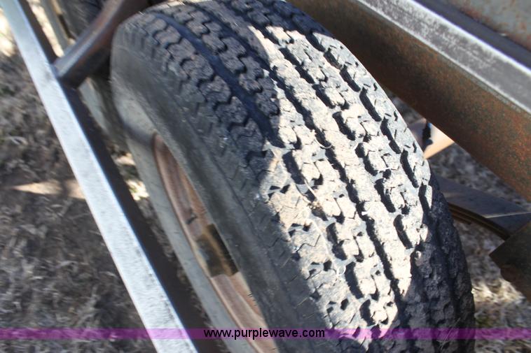 image for item F3494 2007 Pride of the Prairie dual inline bale trailer