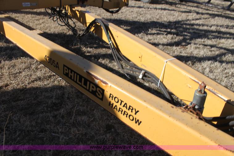 image for item F3497 2005 Phillips 4305A 43' rotary harrow