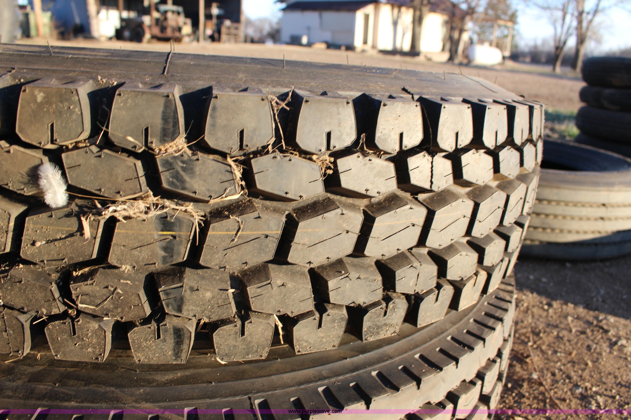 (2) Hercules H703 11R24.5 tires in Ponca City, OK Item BR9488 sold