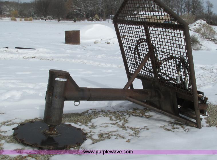 image for item AC9763 Hydraulic tree saw skid steer attachment