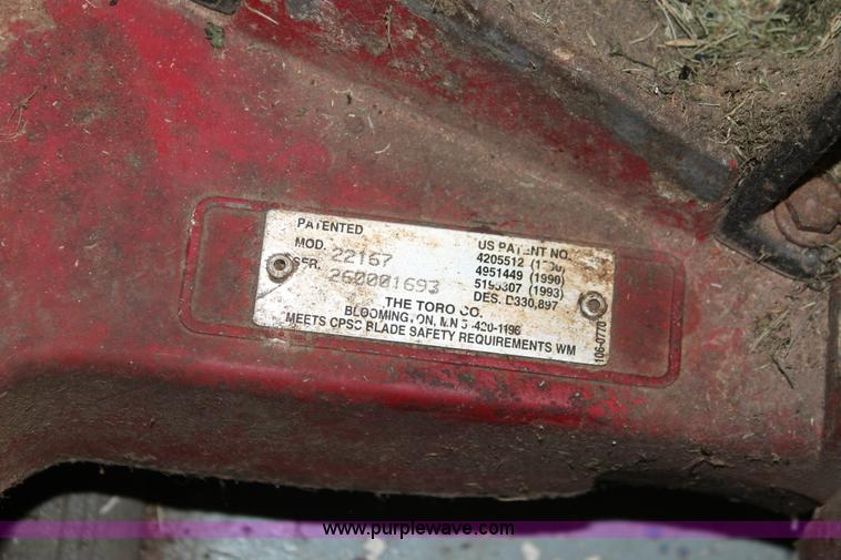 image for item AK9591 (4) Toro push mowers