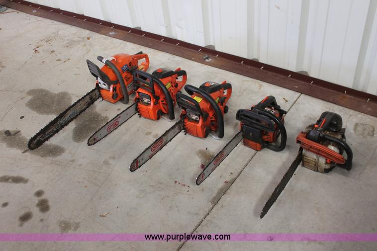 image for item AK9598 (5) assorted chainsaws
