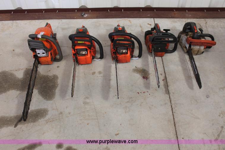 image for item AK9598 (5) assorted chainsaws
