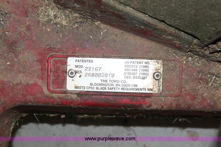 image for item AK9601 (3) Toro push mowers