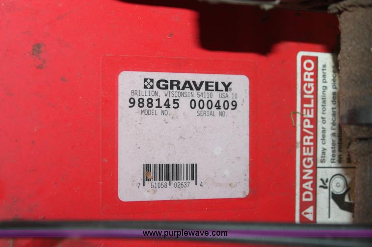 image for item AK9605 Gravely Pro-Walk 48G commercial lawn mower
