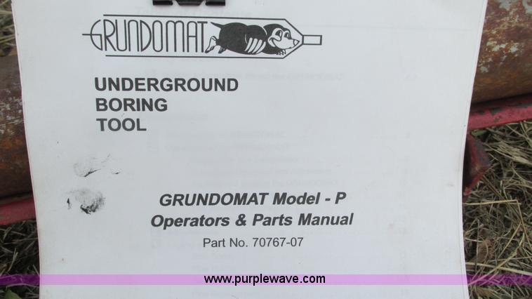 image for item AY9958 Grundomat P underground boring tool