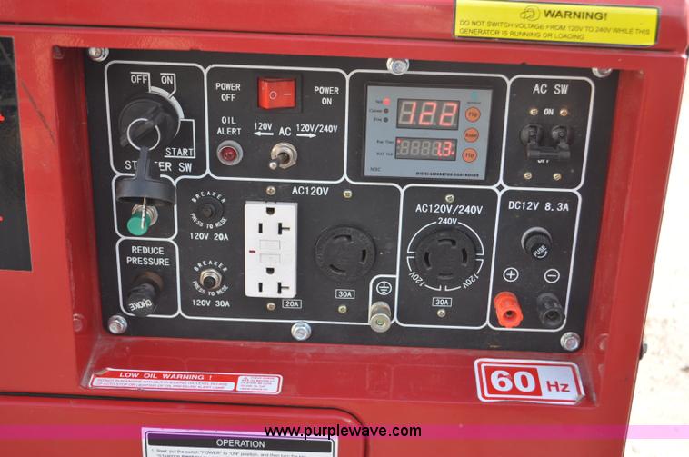 image for item F2197 Heavy Duty Power Systems HDD7000EDA generator