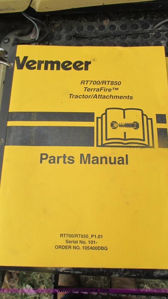 image for item I3103 Vermeer RT850 cable plow