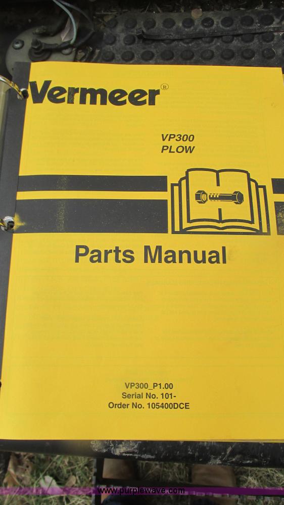 image for item I3103 Vermeer RT850 cable plow