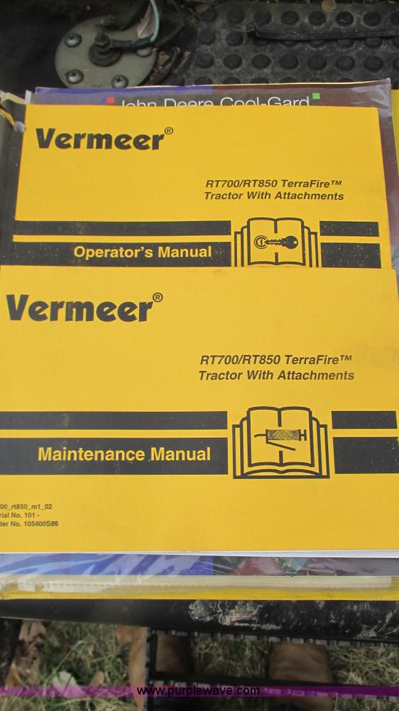 image for item I3103 Vermeer RT850 cable plow