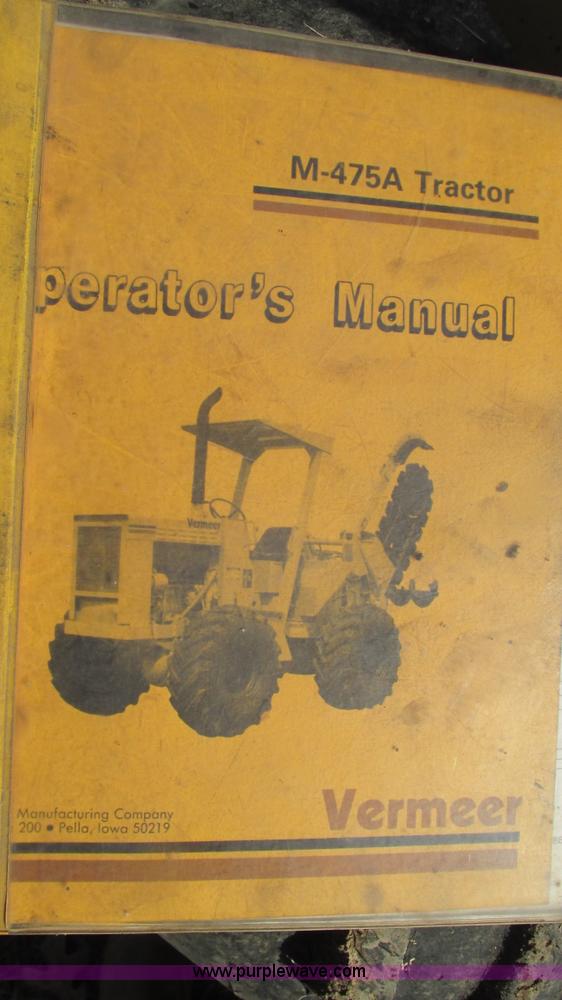 image for item I3104 Vermeer M-475A articulated rock saw